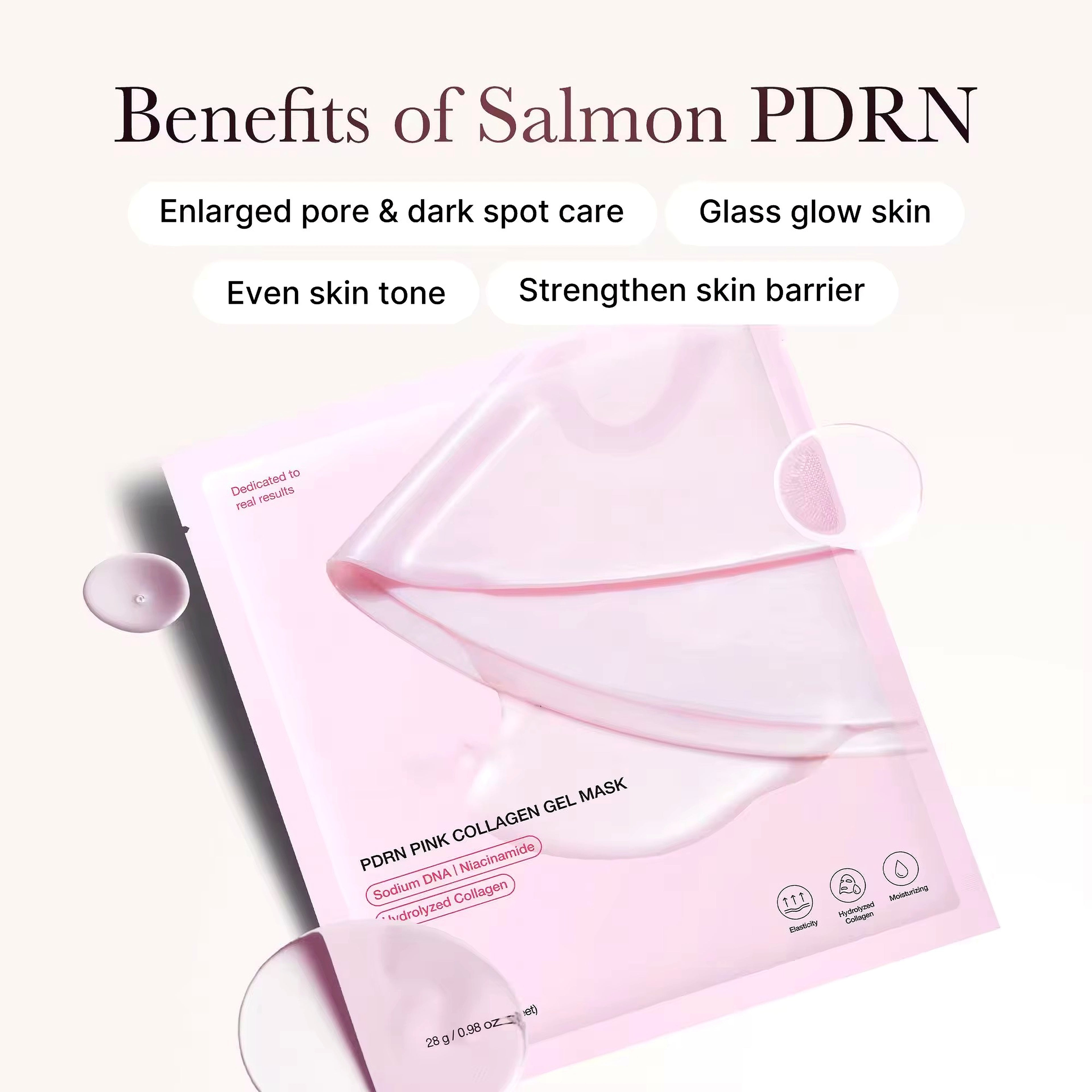 PDRN Pink Collagen Hydrogel Face Mask